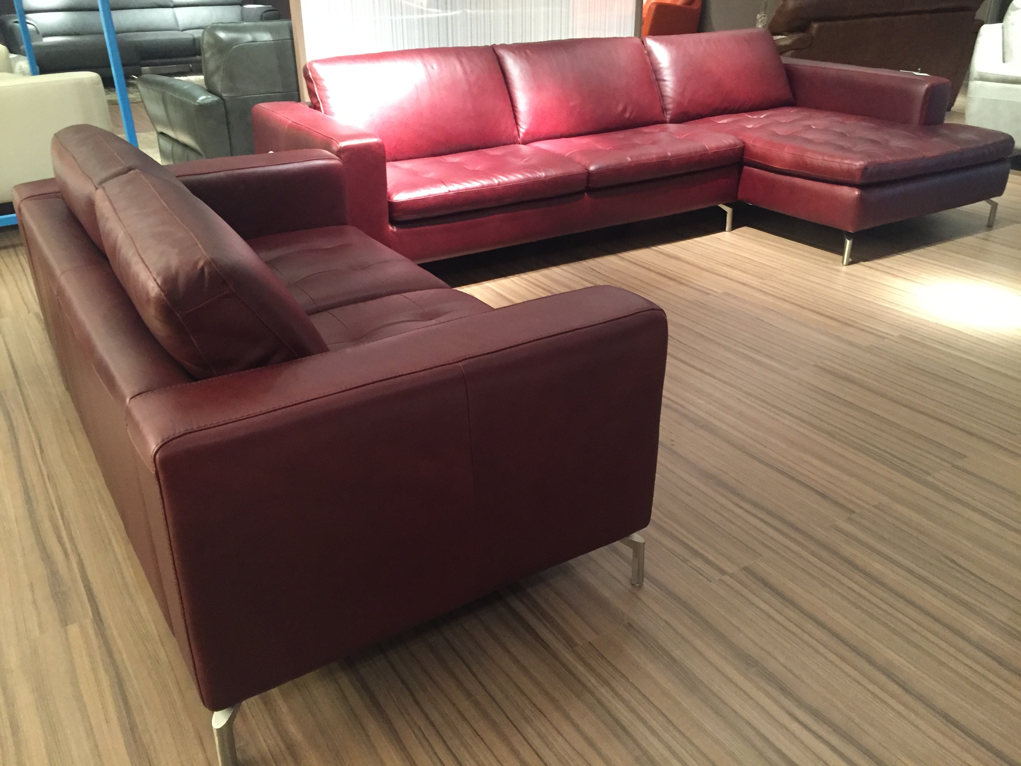 natuzzi savoy leather sofa