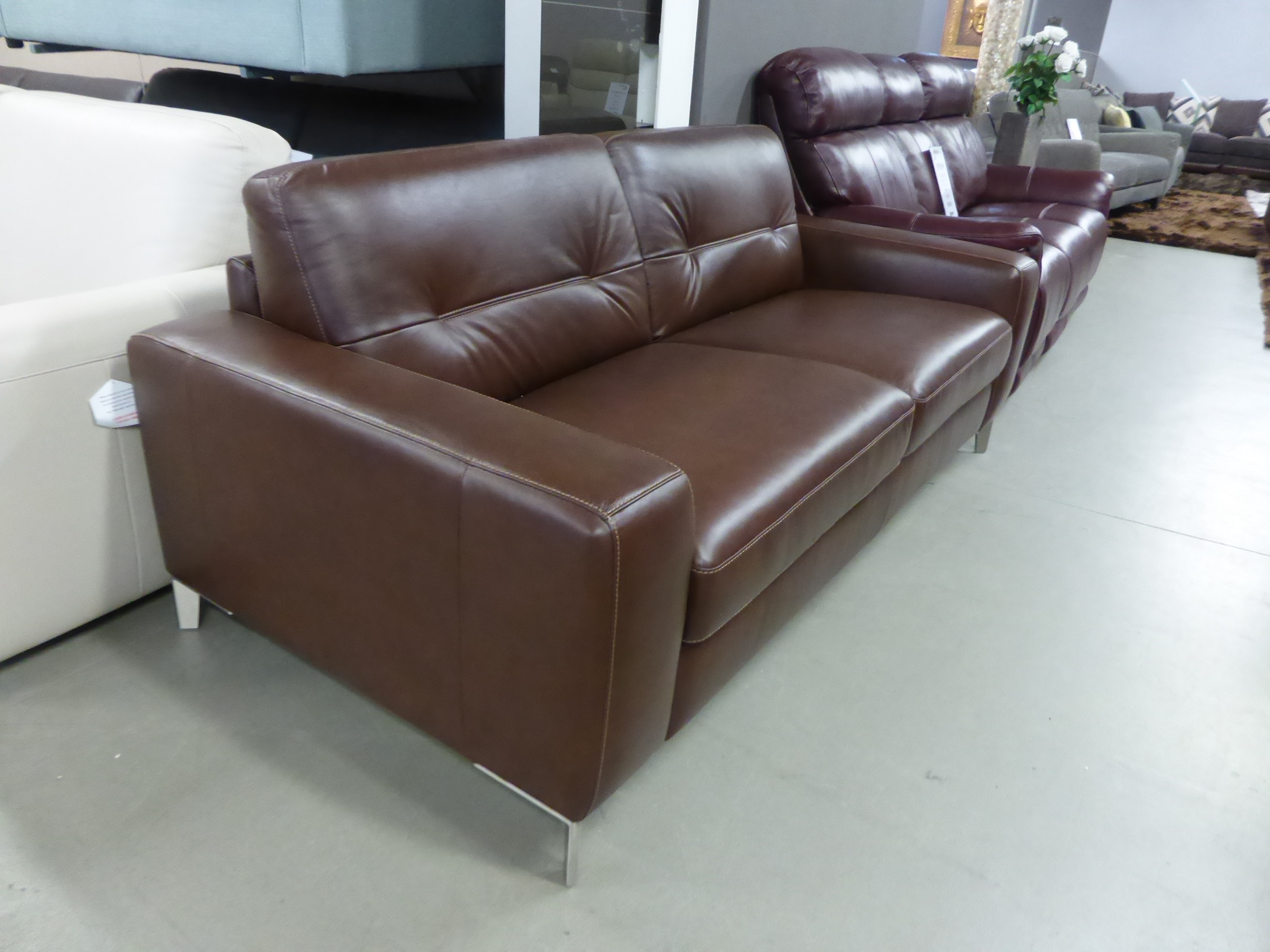 editions leather sofa bed