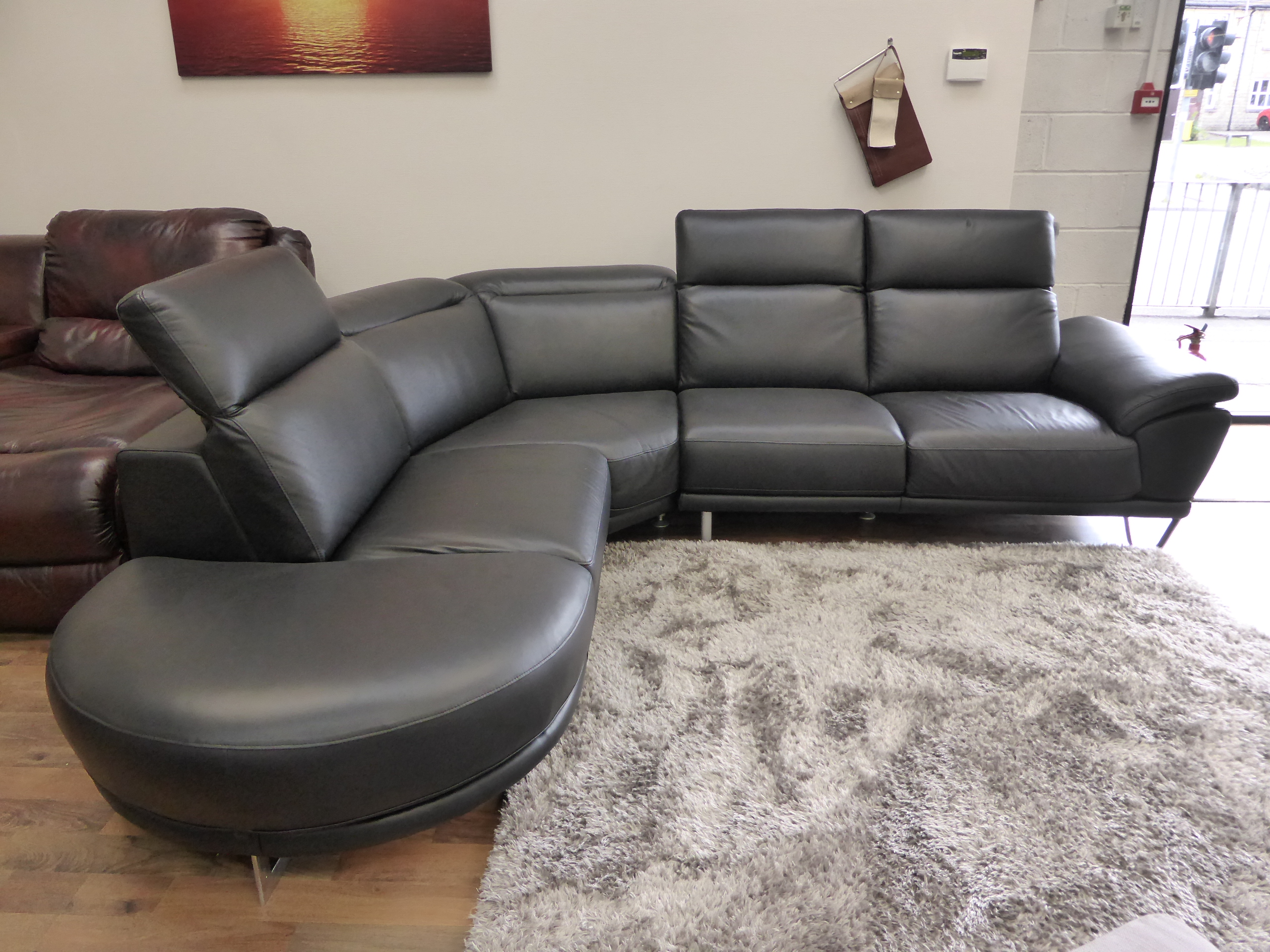 le divani leather sofa