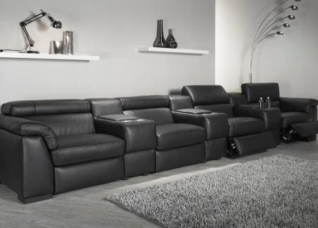 Natuzzi Editions Encore Power Reclining Cinema Seating Sofa by Natuzzi Natuzzi Editions B634