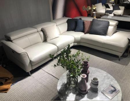 Milano thick leather Left/Hand power reclining corner sofa Milano thick leather Left/Hand power reclining corner sofa