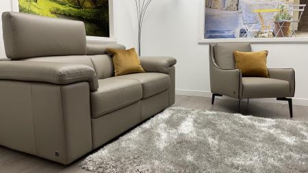 Tancredi Sorrento Leather power recliner 3 seat with static 2 seater Tancredi Sorrento Leather power recliner 3 seat with static 2 seater