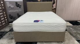 Highgrove medium firm 10 inch thick mattress complete beige bed