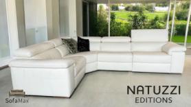 Natuzzi B817 Solare Leather Twin Reclining Corner 