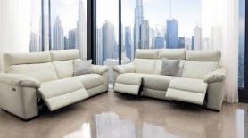 Natuzzi C126 ESTREMO 3 Plus Maxi 3 Sofas Cleanable Fabric Power 