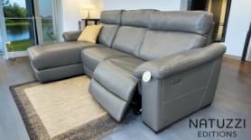 Natuzzi C126 Estremo Chaise Leathers Recliner 