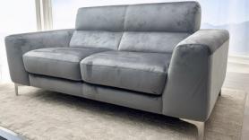 Natuzzi conversazione Brezza Velvet Two Seater