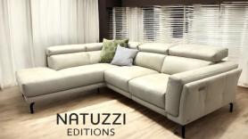 Natuzzi Editions Motivatione Power reclining Corner sofa