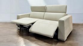 Optima Sofabed  Made In Italy With Recliners Spill Resistant