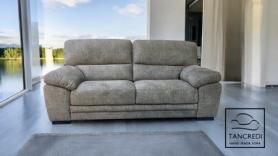 Tancredi Italia Designer Loveseat Dark Fabric