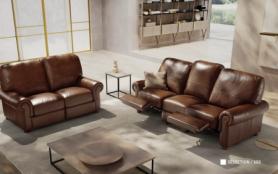 Tancredi ITALIA Rustica Power Reclining Sofa Suite Soft Sit Italian Le