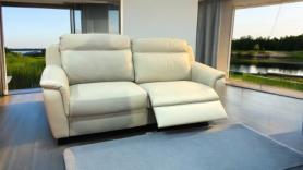 Tancredi Stockholm Reclining Leather Sofa