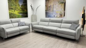 Volante Lusso Supersize Four Seater And Two Seater Sofas Leather