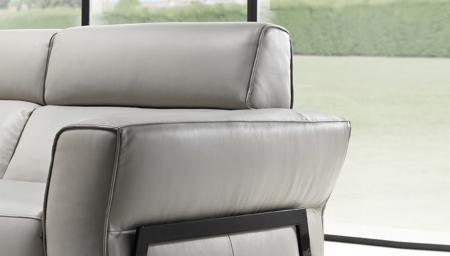 Natuzzi Syracuse power reclining 3 seater with 2 seater static sofa