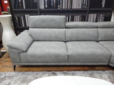 Volante Pantheon soft Nubuk fabric R/H corner sofa 